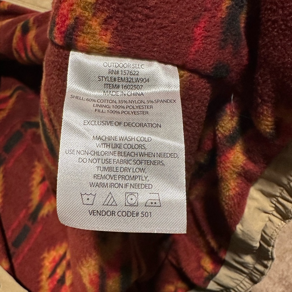 EDDIE BAUER - Menβs 2XL Flannel Lined Shirt Jacket - Picture 11 of 13